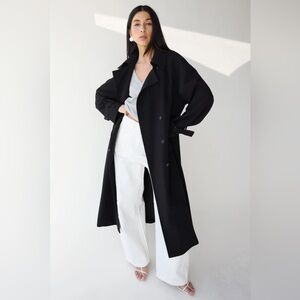 OAK + FORT oversized trench coat